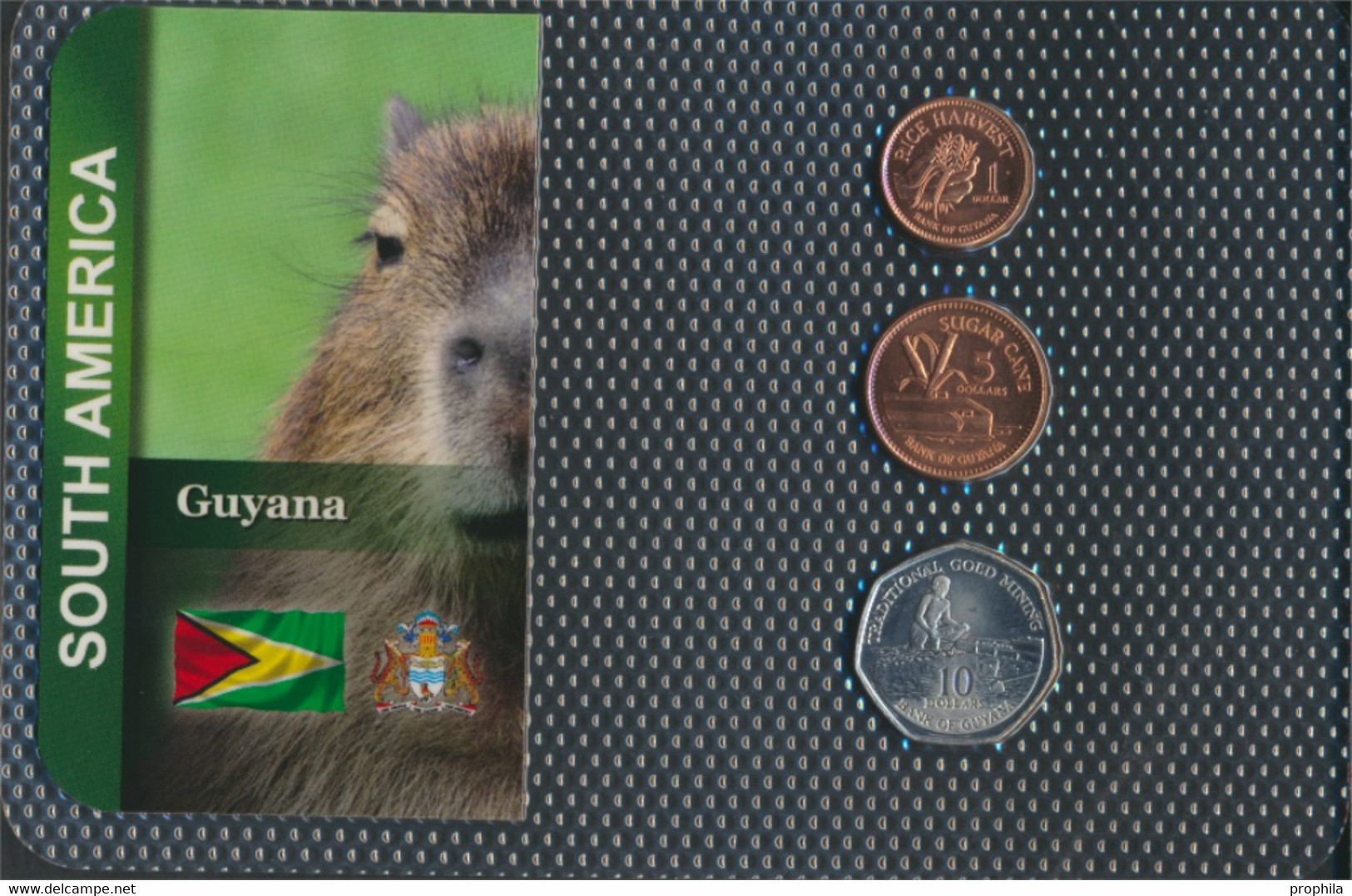 Guyana Stgl./unzirkuliert Kursmünzen Stgl./unzirkuliert Ab 1996 1 Dollar Bis 10 Dollars (9663939 - Guyana