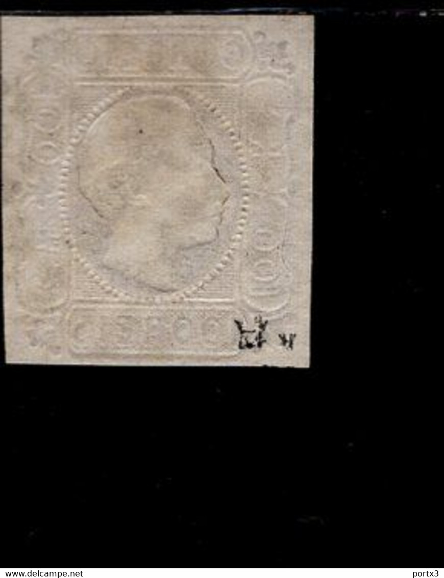 Por. 08  König Pedro V Used  Gestempelt  (1) - Used Stamps