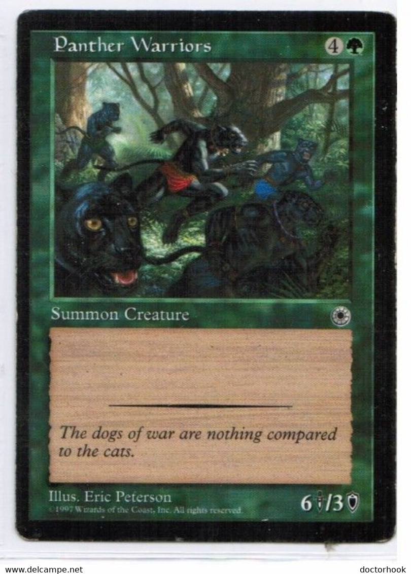 MAGIC The GATHERING  "Panther Warriors"---PORTAL (MTG--112-6) - Andere & Zonder Classificatie