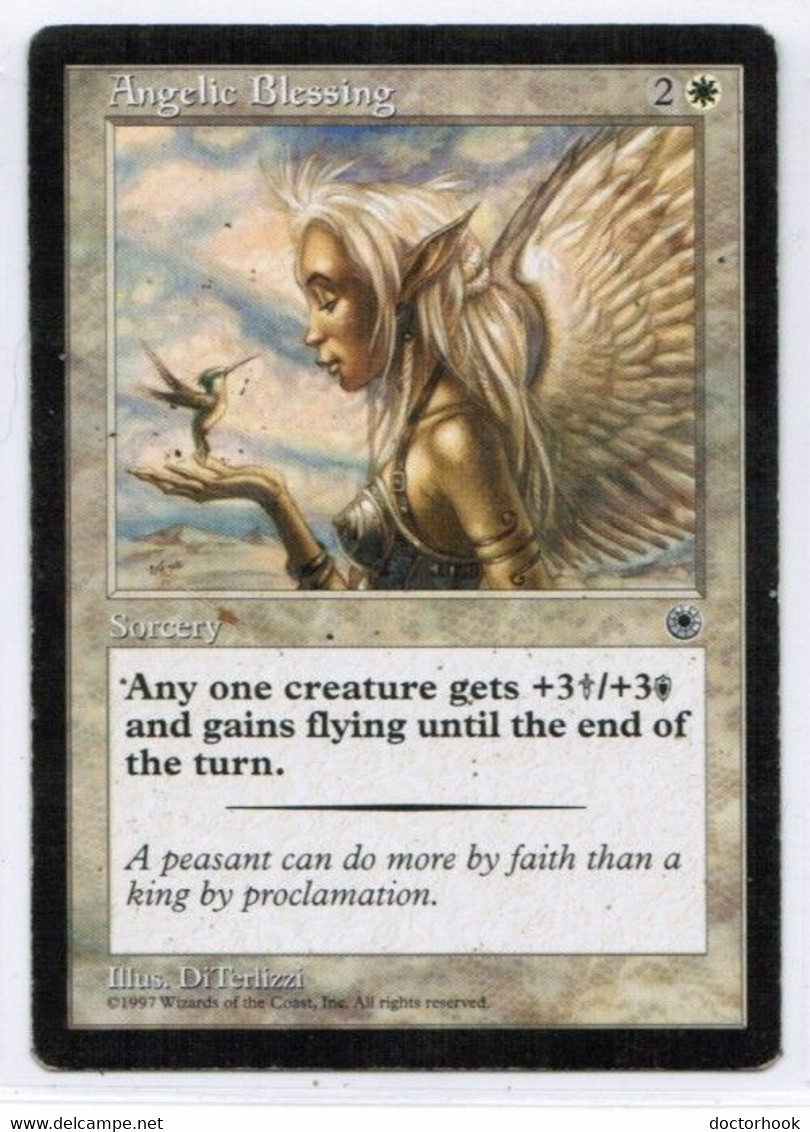 MAGIC The GATHERING  "Angelic Blessing"---PORTAL (MTG--112-8) - Other & Unclassified