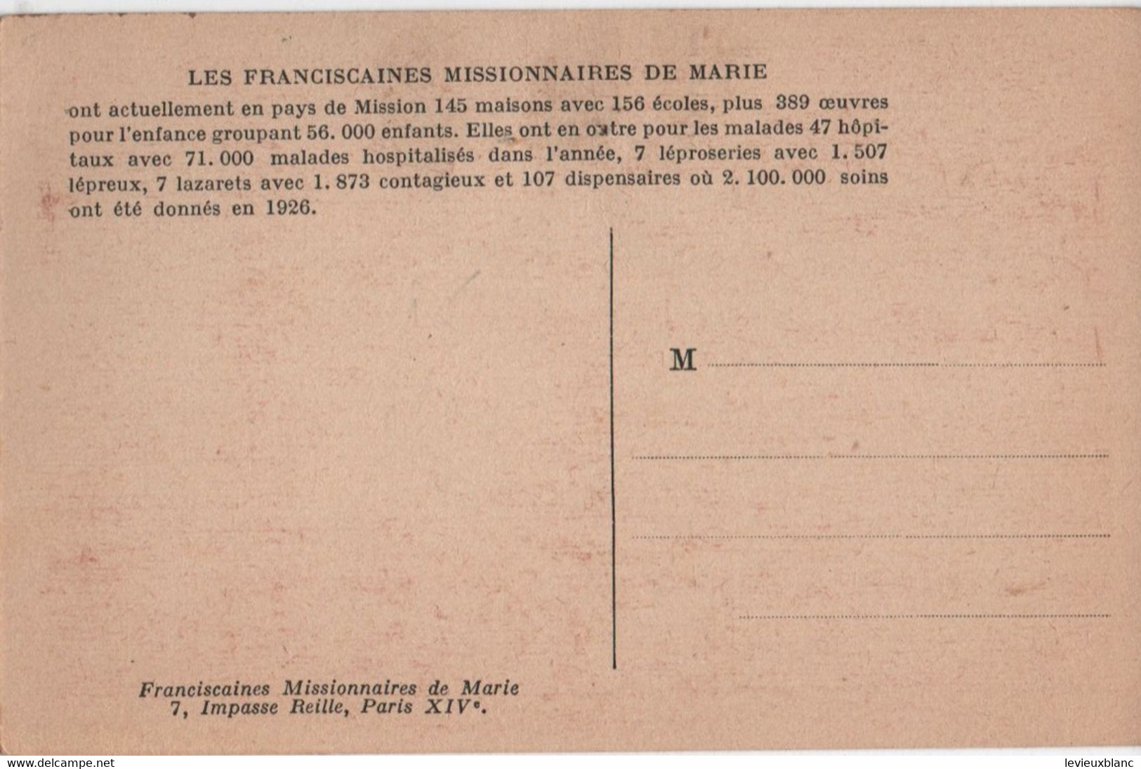 Carte Postale Ancienne/MAROC/Meknés/Franciscaines Missionnaires/Groupe De Fileuses Externes/Vers 1930-40      CPDIV346 - Meknès