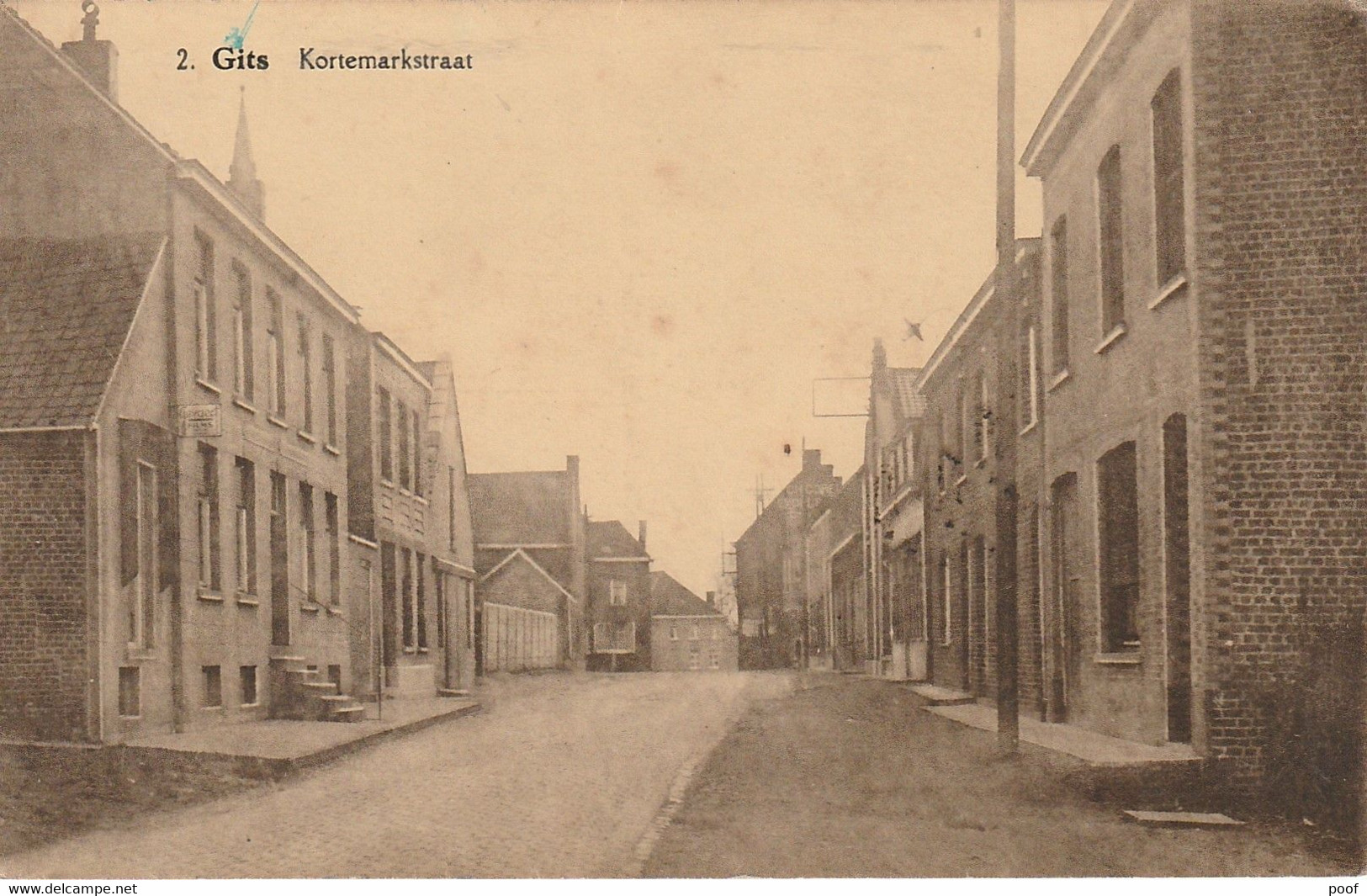 Gits ( Hooglede ) : Kortemarkstraat - Hooglede