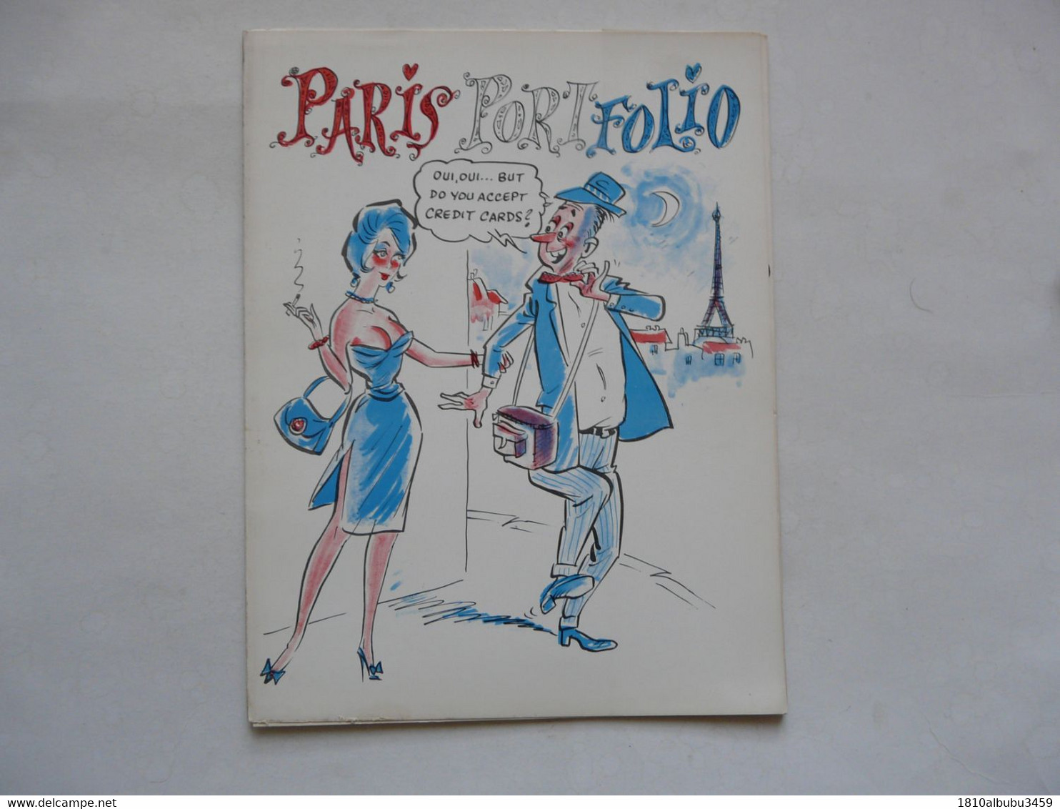 PARIS PORTFOLIO - 10 PARISQUE CARTOONS BY MISHA - Otros Editores