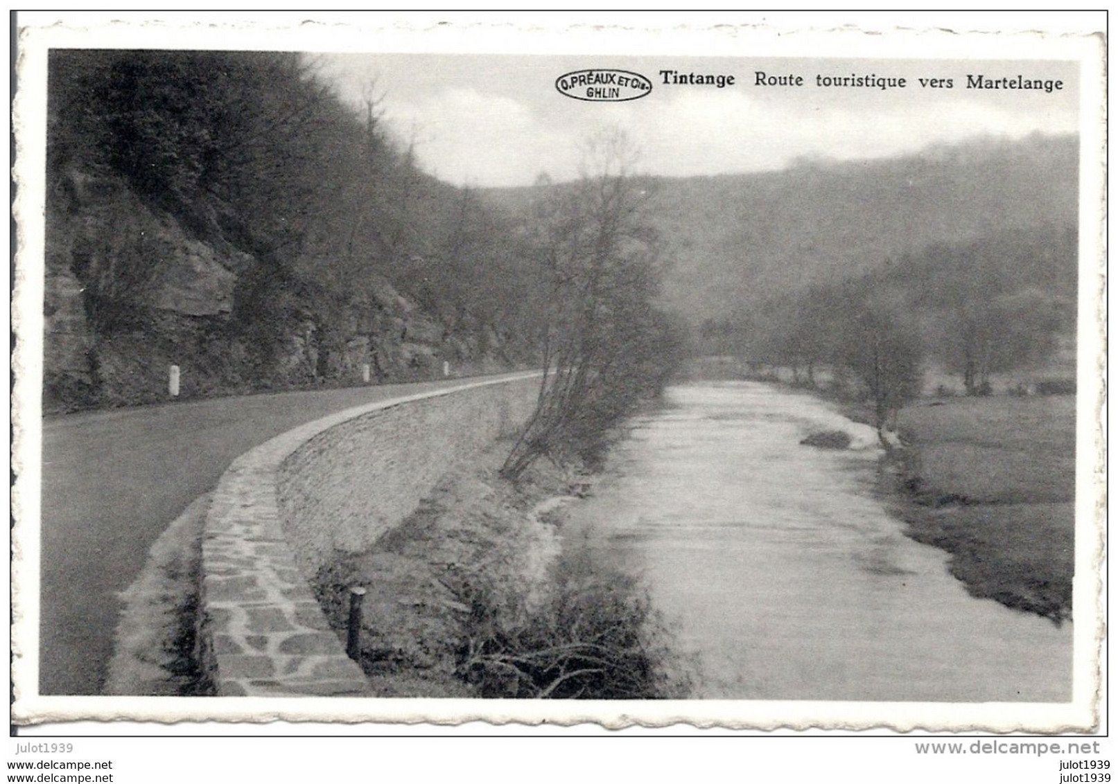 TINTANGE ..--  Route Vers MARTELANGE . Vers BRUXELLES ( Docteur A . LAMBERT ) . Voir Verso . - Fauvillers