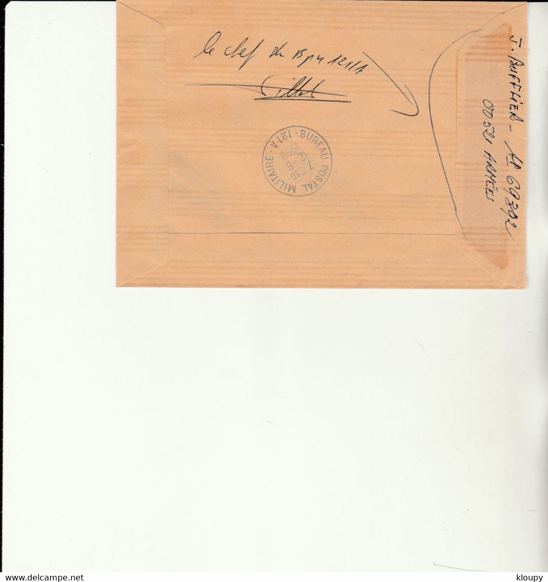 CB - Enveloppe  Avec Cachet    B.P.M.N° 507  - F.F.A. RETOUR ENVOYEUR  BPM N° 121A - - Military Postmarks From 1900 (out Of Wars Periods)