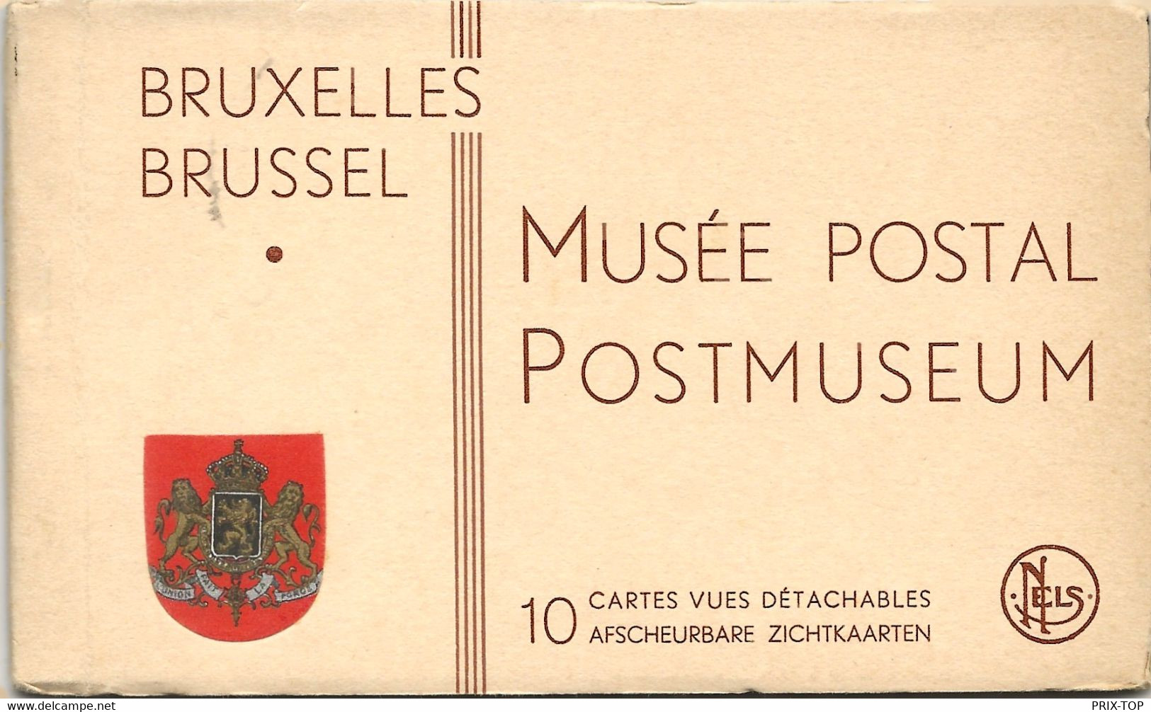 REF5047/ CP-PK Carnet - Boekje Bruxelles-Brussel Musée Postal Postmuseum - Museums