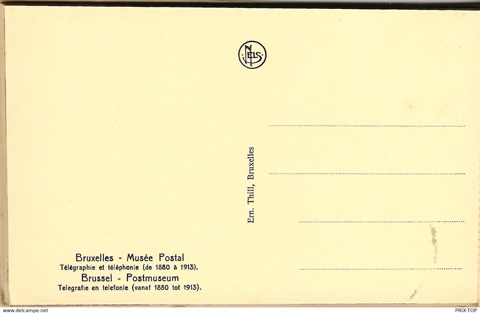 REF5047/ CP-PK Carnet - Boekje Bruxelles-Brussel Musée Postal Postmuseum