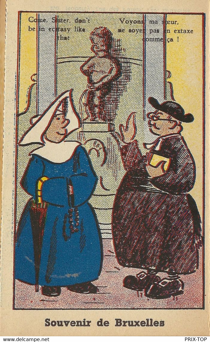 REF5048/ CP-PK Carnet - Boekje Humoristique Manneken-Pis Souvenir de Belgique - Belgium