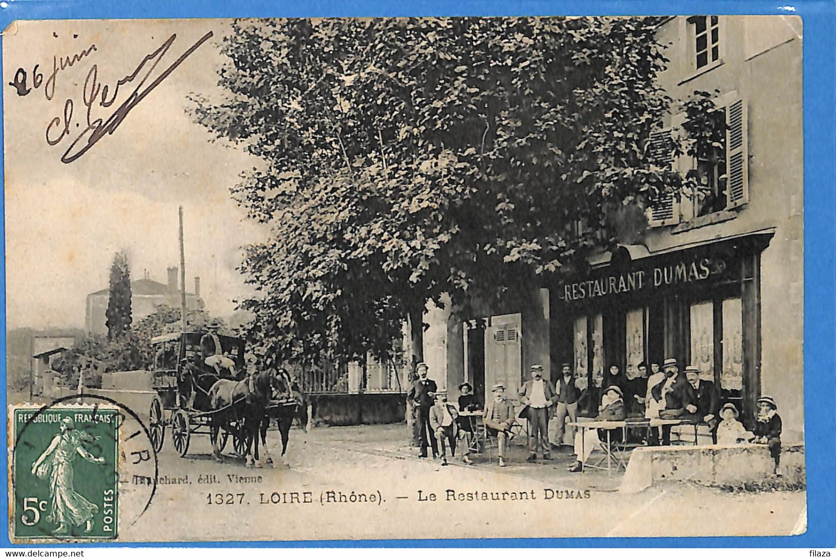 69 - Rhône - Loire - Restaurant Dumas   (N6239) - Loire Sur Rhone