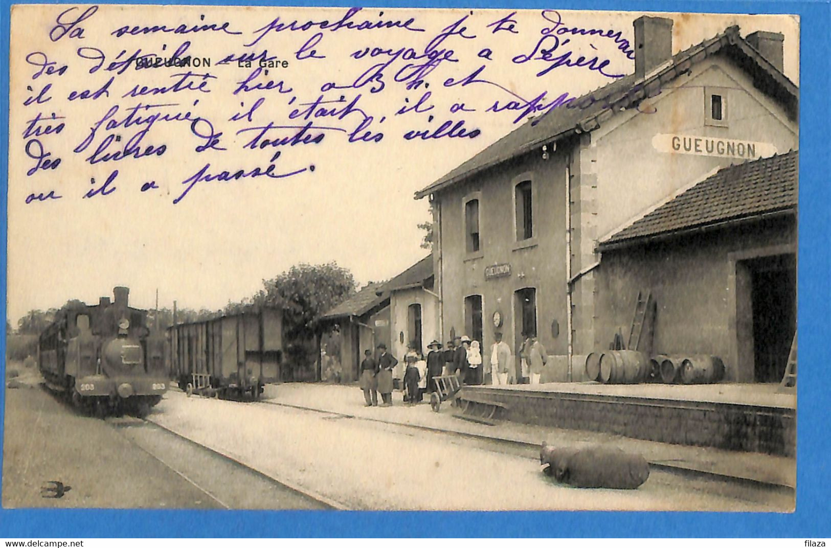 71 - Saône Et Loire   -  Gueugnon - La Gare  (N6252) - Gueugnon