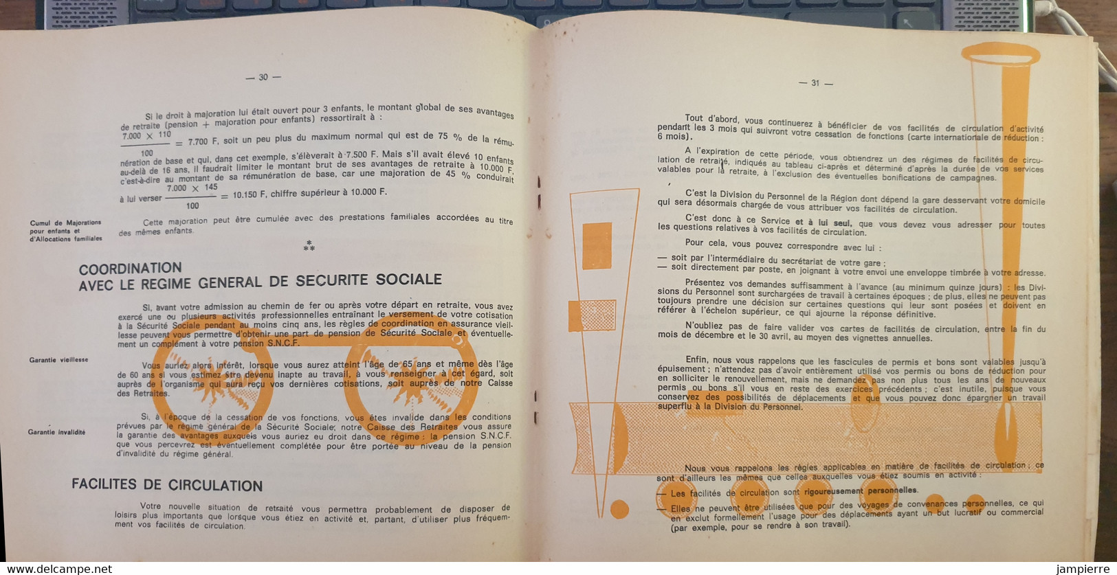 SNCF - Guide Du Retraité (1973) - 62 Pages - Spoorweg