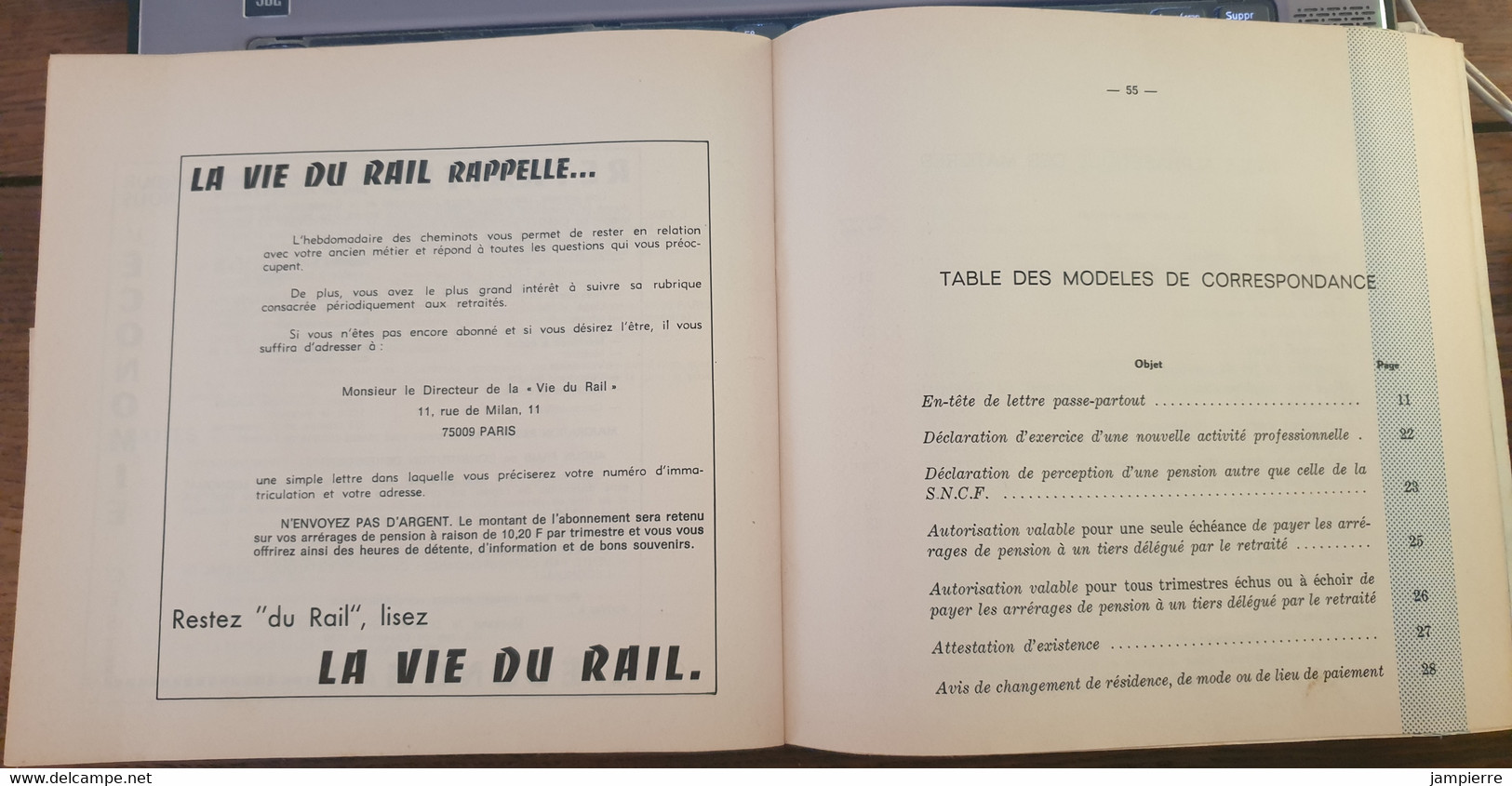 SNCF - Guide du retraité (1973) - 62 pages