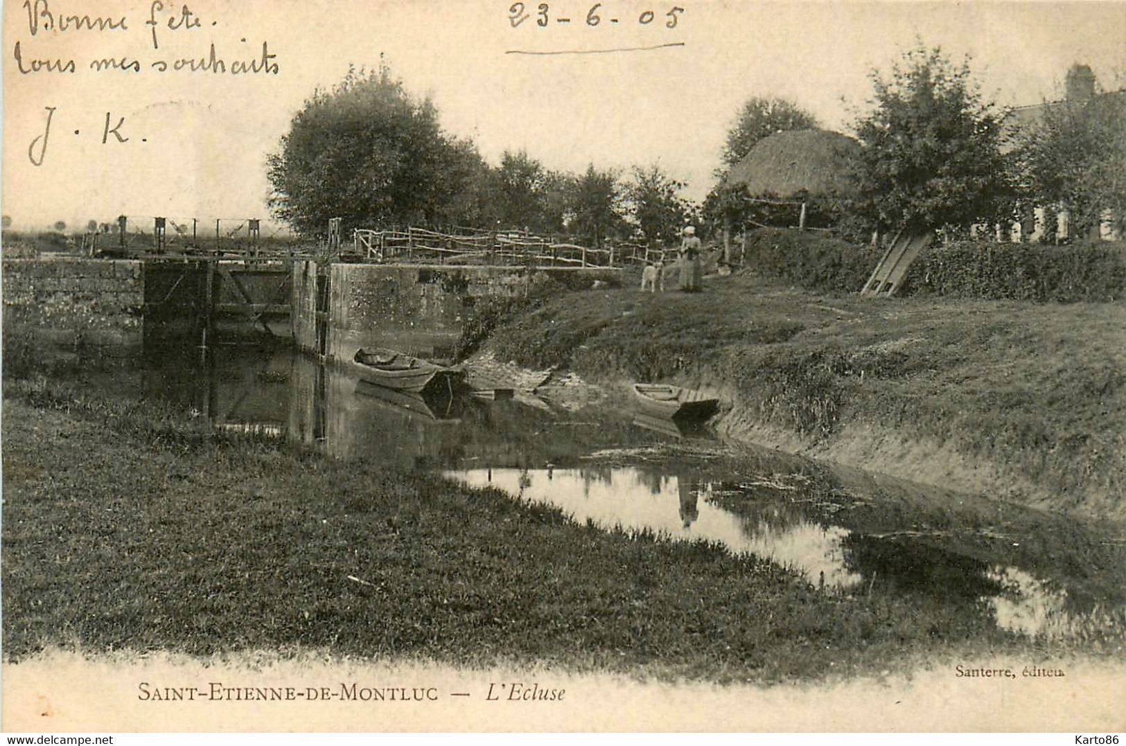 St étienne De Montluc * Vue Sur L'écluse * Le Canal - Saint Etienne De Montluc