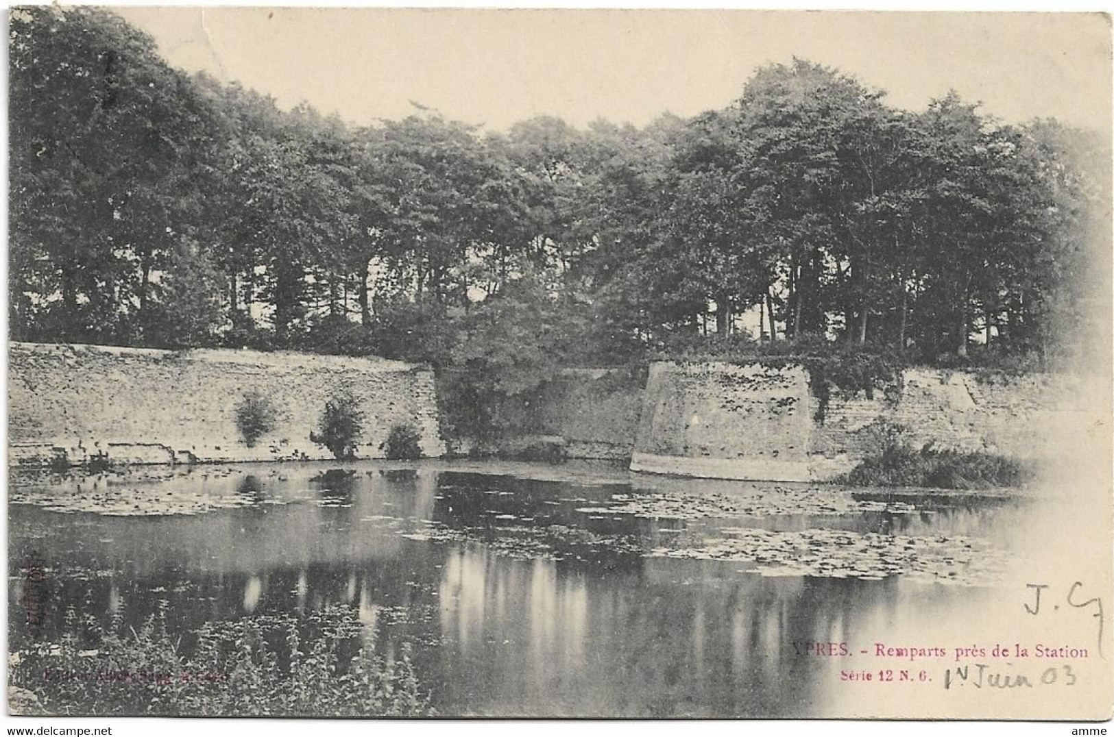 Ypres - Ieper   *    Remparts Près De La Station (Sugg 12/6) - Ieper