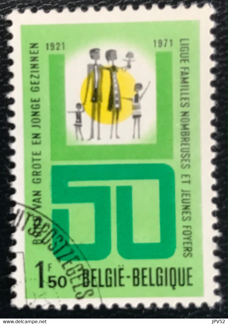 België - Belgique - C2/9 - (°)used - 1971 - Michel 1650 - Bond Van Grote Gezinnen - Oblitérés