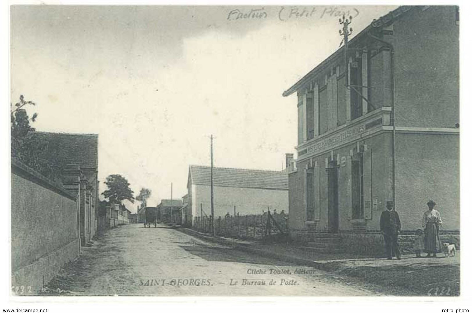 Cpa Saint Georges - Le Bureau De Poste    (S.6944) - Saint Georges Sur Baulche