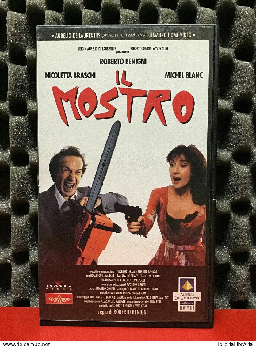 Il Mostro Roberto Benigni -Vhs-1994-Aurelio De Laurentiis -F - Sammlungen