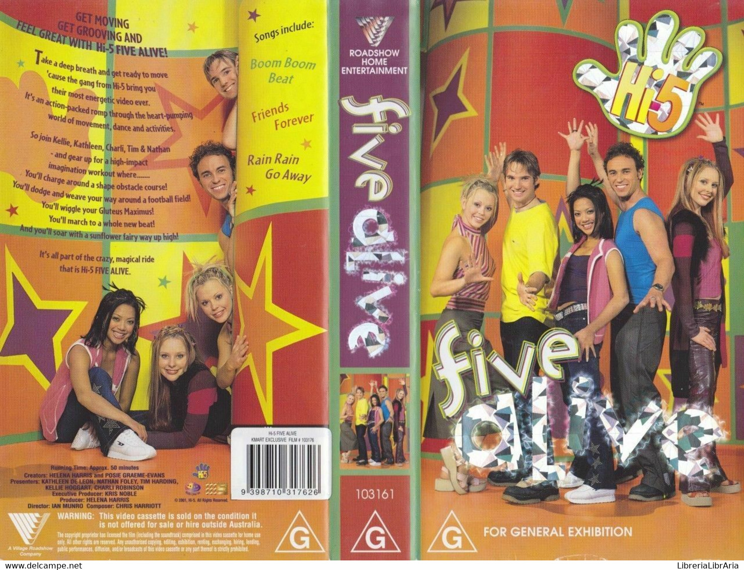 Hi5 Five Alive-Vhs-2001-for General Exhibition-F - Colecciones