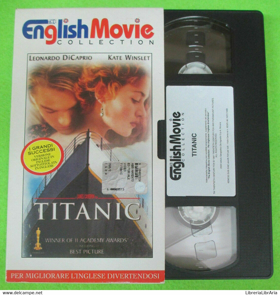 Titanic - Vhs - 2000 - L. Di Caprio  K. Winslet - Deagostini -F - Lotti E Collezioni