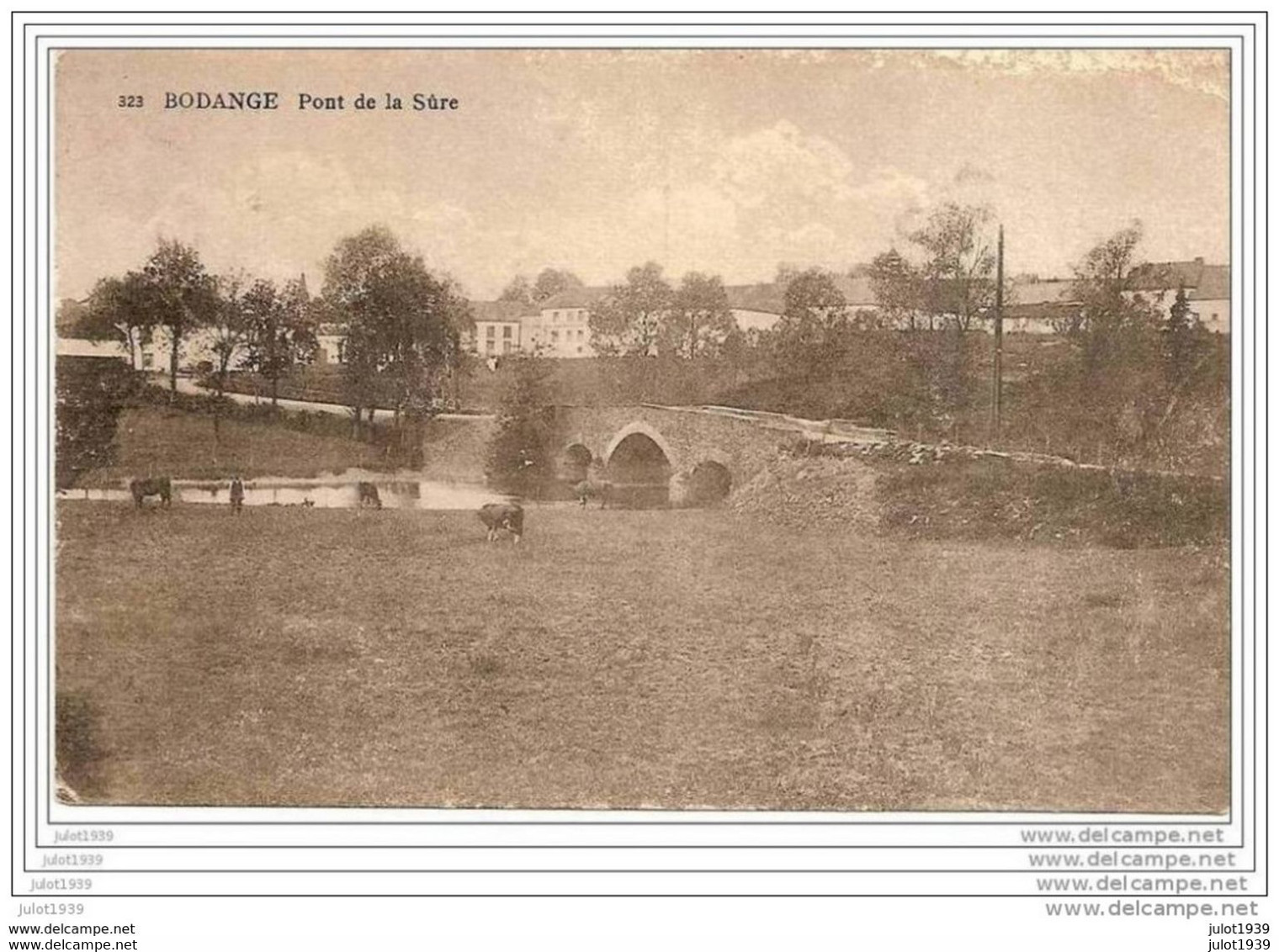 BODANGE ..--  Pont De La Sûre . 1925 Vers BXL ( Mr Léon COEN ) . Voir Verso . - Fauvillers