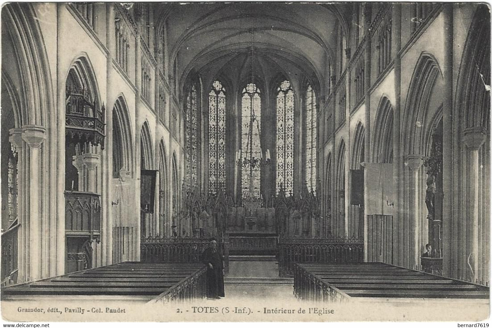 76   Totes  - Interieur De   L'eglise - Totes