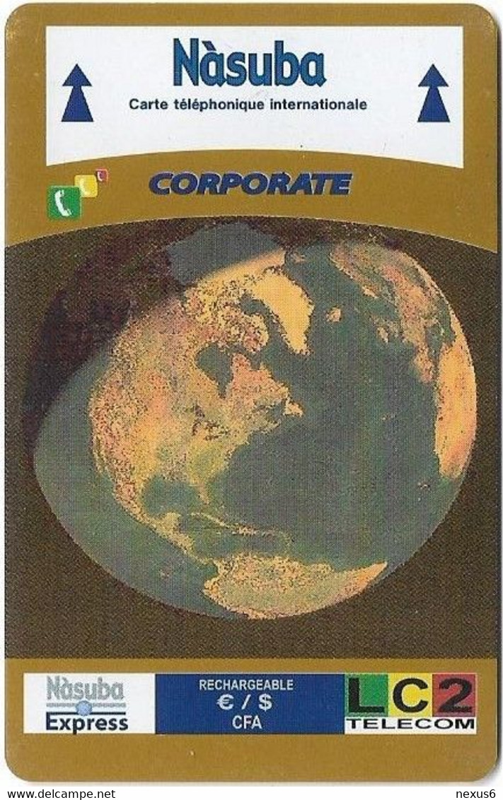 Benin - LC2 Telecom - Nàsuba - Earth - Magnetic GSM Refill, Used - Bénin