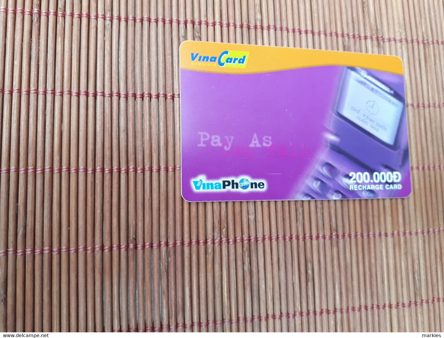 Vietnam Prepaidcard Used Rare - Viêt-Nam