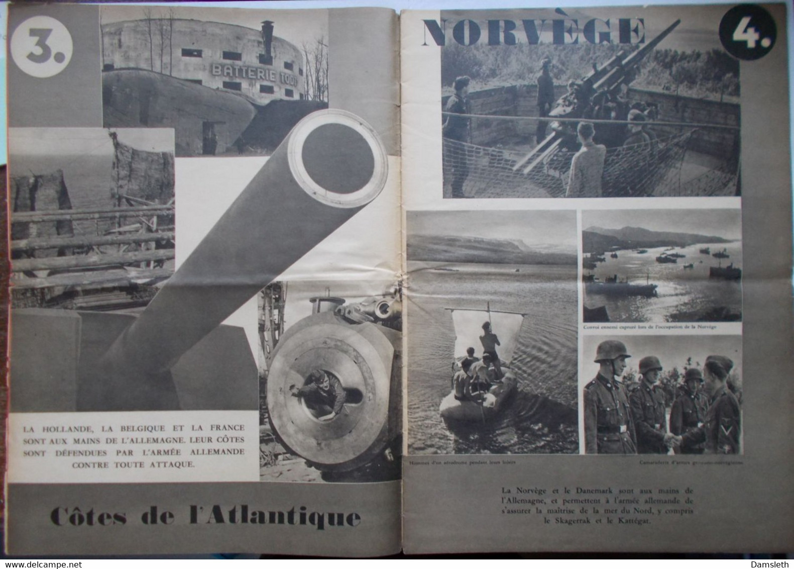 Vichy France German Propaganda - 1918=1943? - French Language / Propagande Allemande En Langue Français, Waffen-SS. - 1939-45