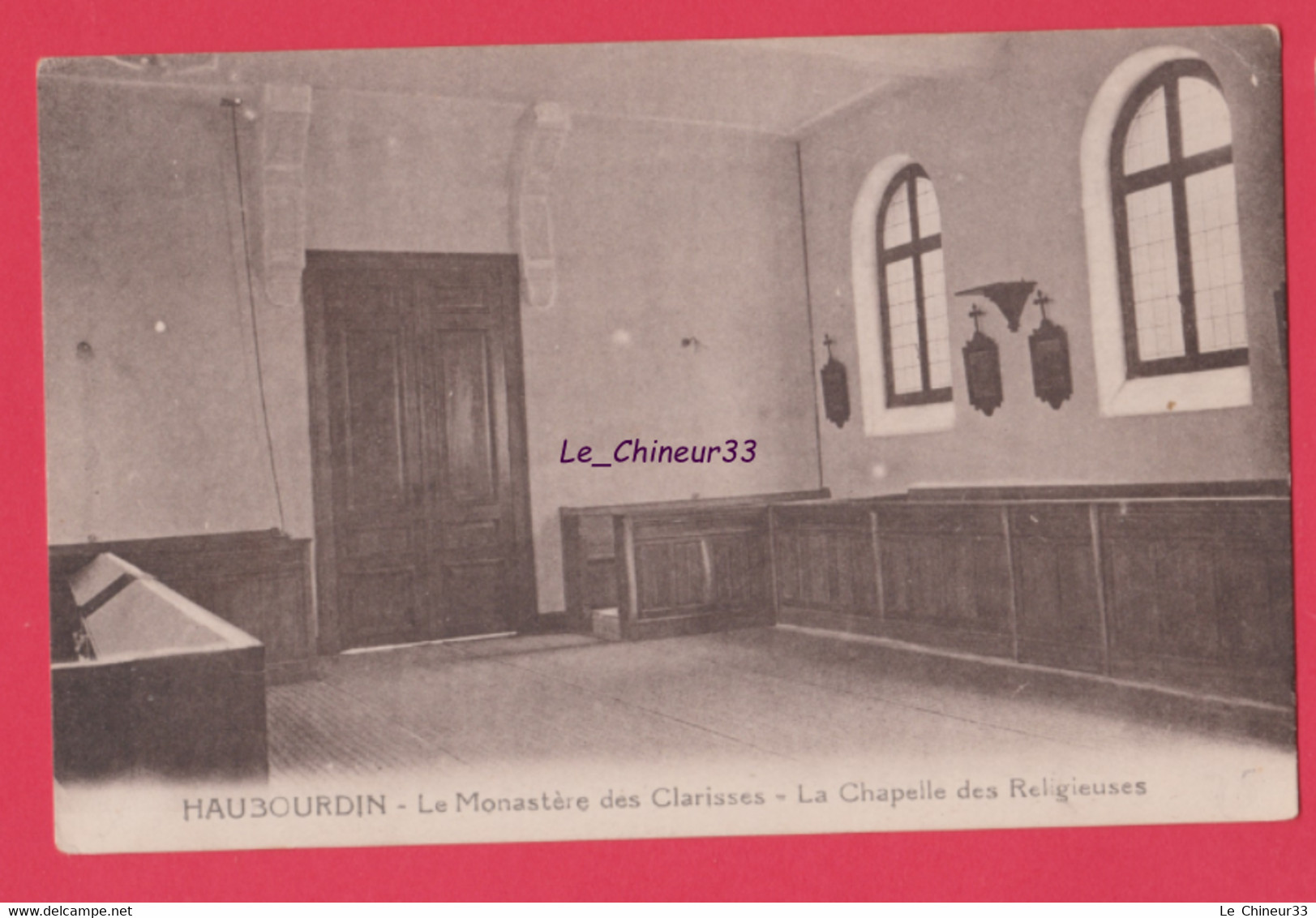 59  - HAUBOURDIN---Le Monastere Des Carisses--La Chapelle Des Religieuses - Haubourdin