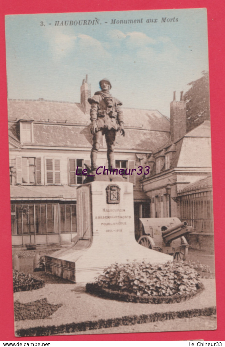 59  - HAUBOURDIN---Monument Aux Morts---colorisée - Haubourdin