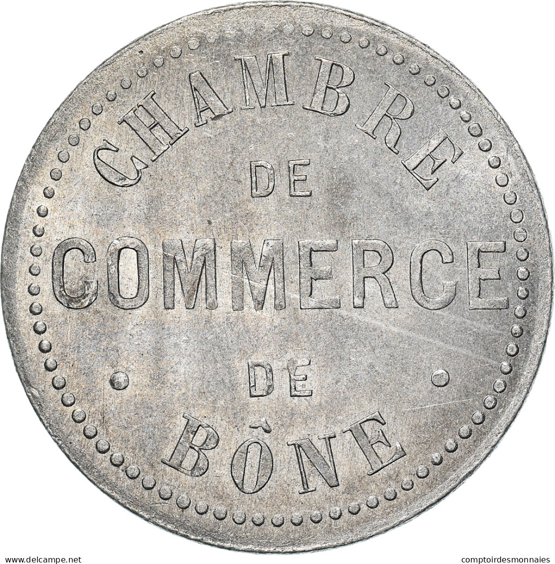 Monnaie, Algeria, Chambre De Commerce, Bône, 10 Centimes, SUP+, Aluminium - Noodgeld