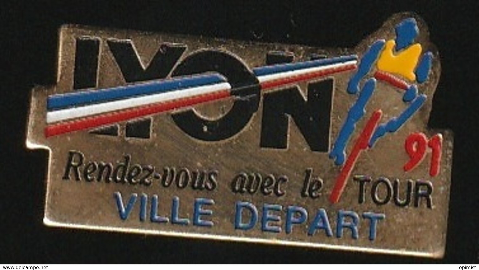 72729-Pin's. Tour De France Cycliste.Lyon. - Cyclisme