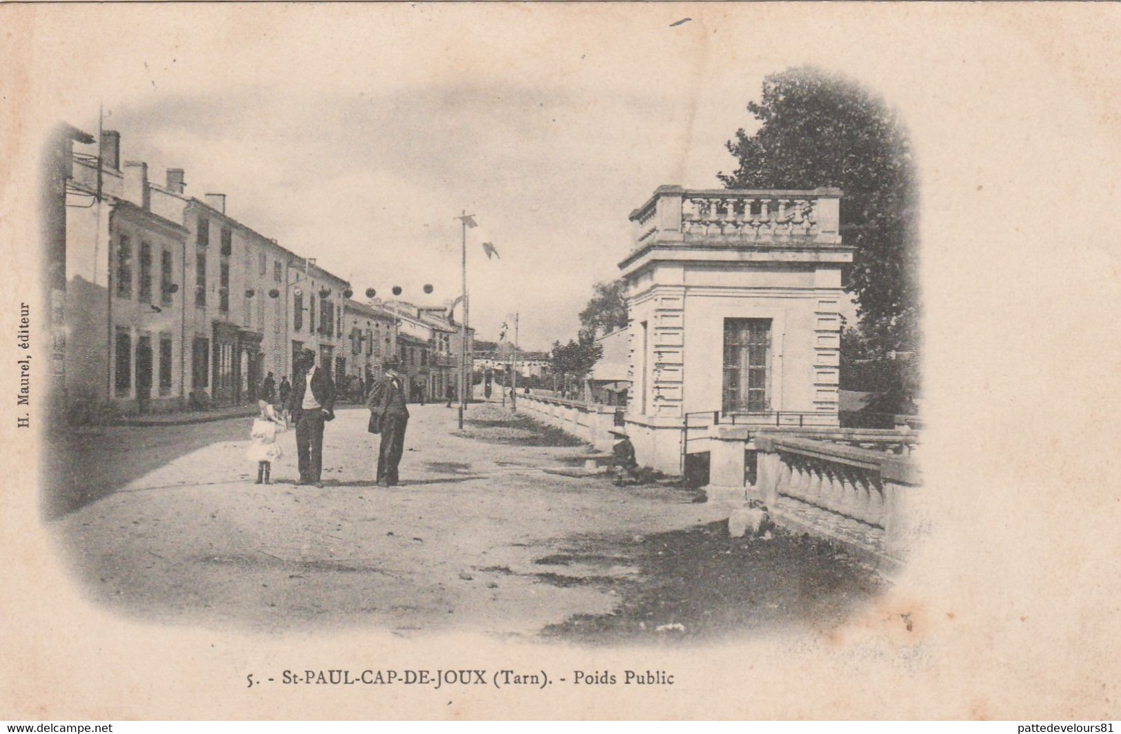 CPA (81) SAINT PAUL CAP DE JOUX Poids Public  2 Scans - Saint Paul Cap De Joux