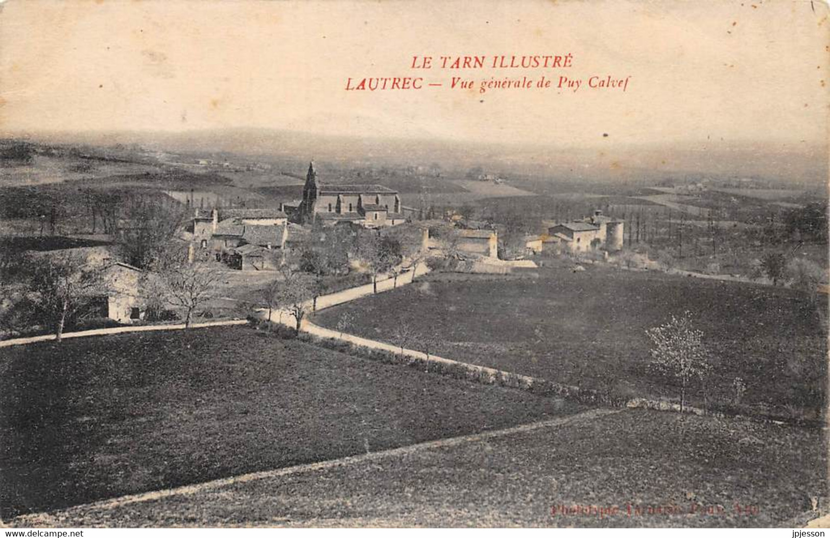 TARN  81  LAUTREC  VUE GENERALE DE PUY CALVET - Lautrec