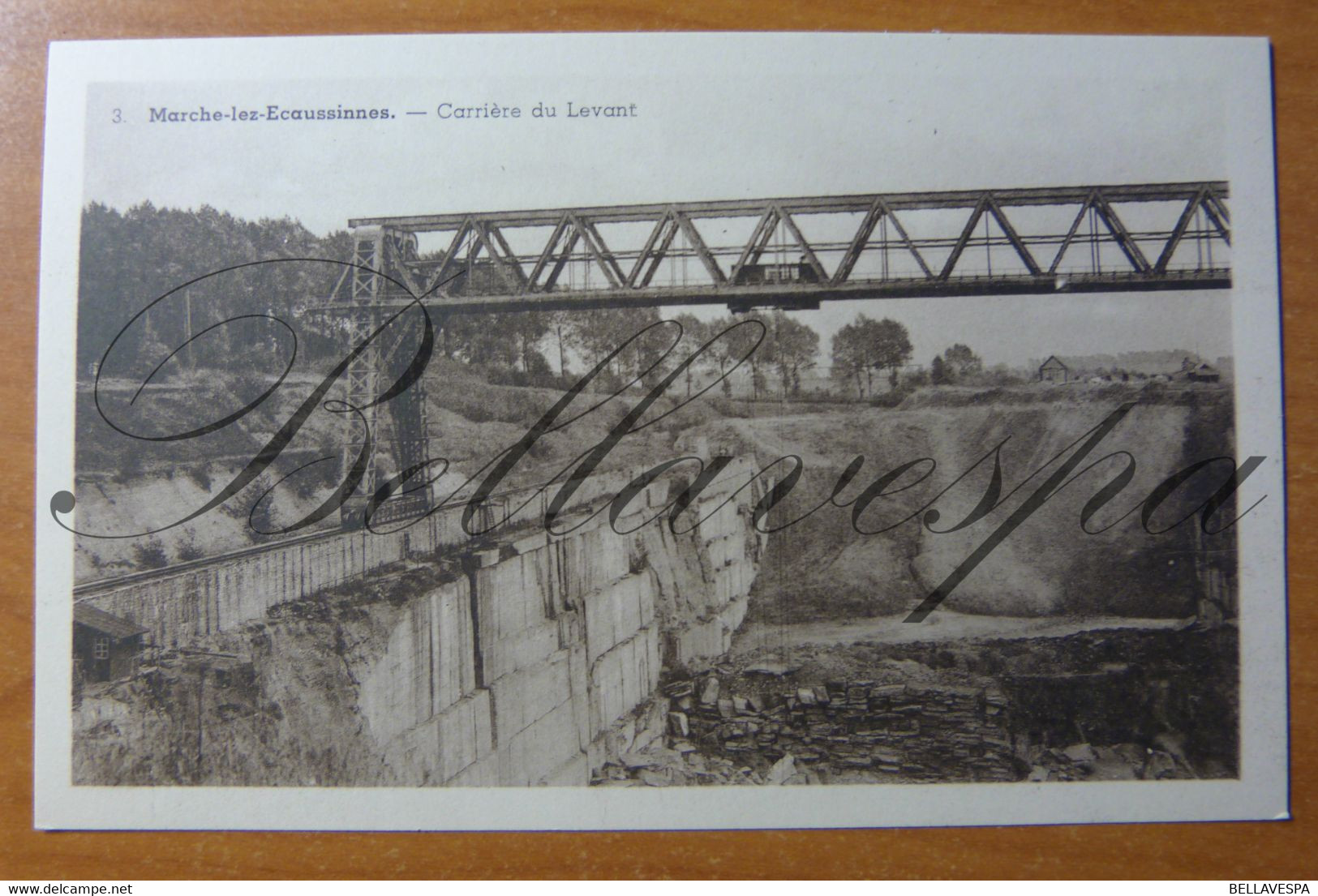 Marche Lez Ecausinnes. Carrière Du Levant. N°2 Steengroeve Blauwsteen Groeve Pierre Blue. - Ecaussinnes