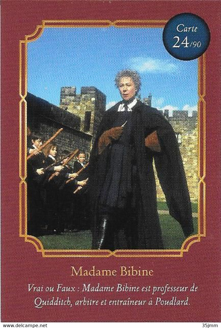 Carte Harry Potter Auchan N°24 Madame Bibine - Harry Potter