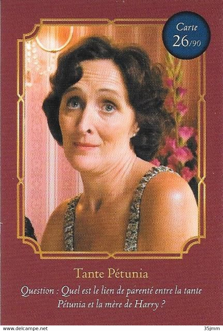 Carte Harry Potter Auchan N°26 Tante Petunia - Harry Potter