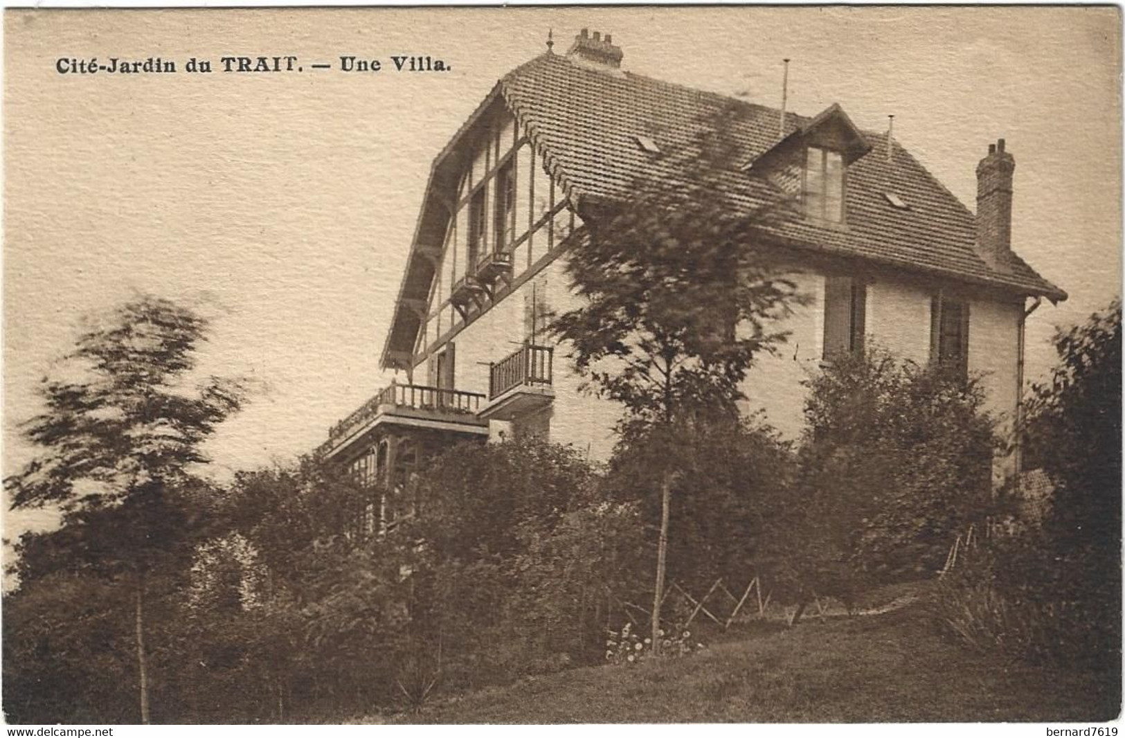 76    Le Trait  -  Cite Jardin Du Trait -  Une Villa - Le Trait