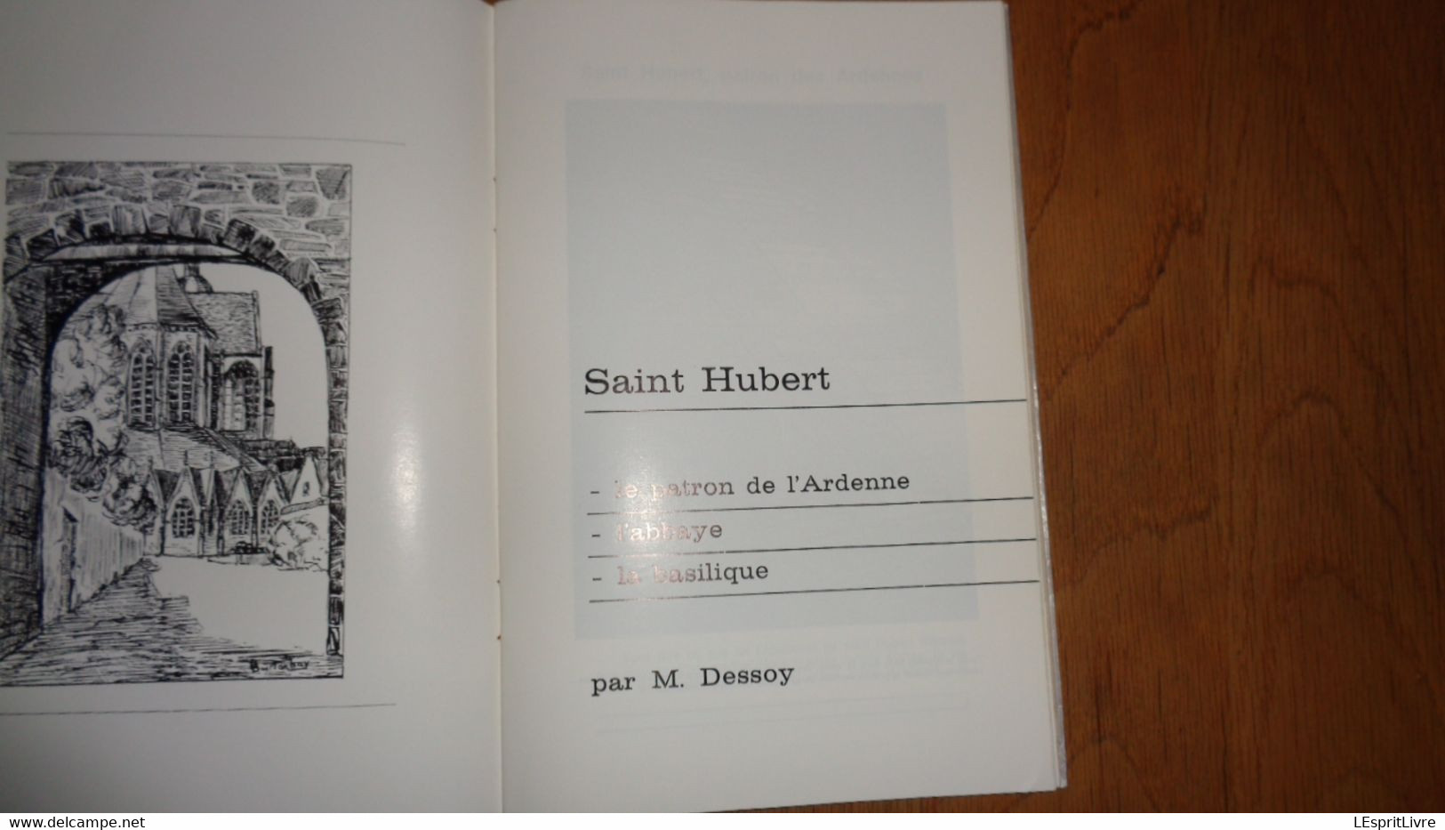 SAINT HUBERT Le Patron De L' Ardenne - L' Abbaye - La Basilique Régionalisme Dessoy M Histoire Culte Taille Orgue Autel - Belgique