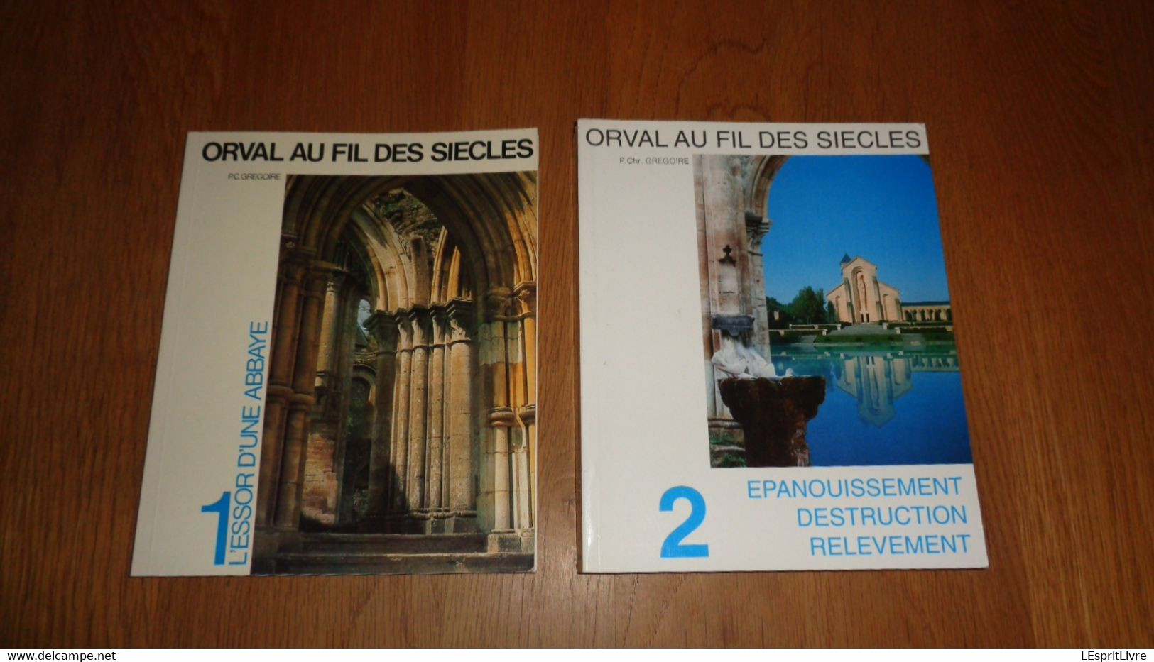 ORVAL AU FIL DES SIECLES 1 Et 2 Régionalisme Gaume Histoire Essor Origines Fondation Abbaye Moines Eglise Dévotion - Belgique