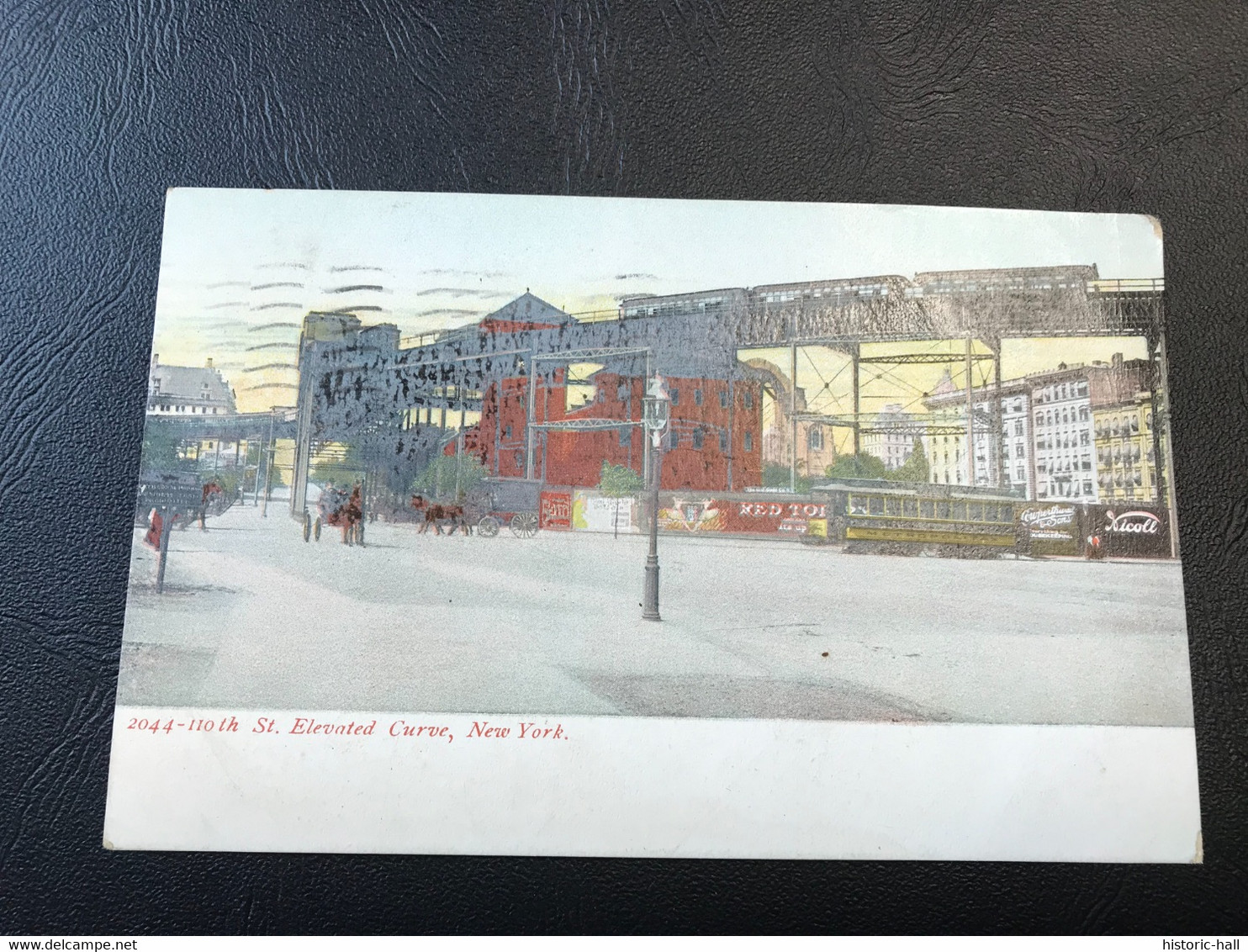 2044 - 110th  St. Elevated Curve, New York - 1906 - Trasporti