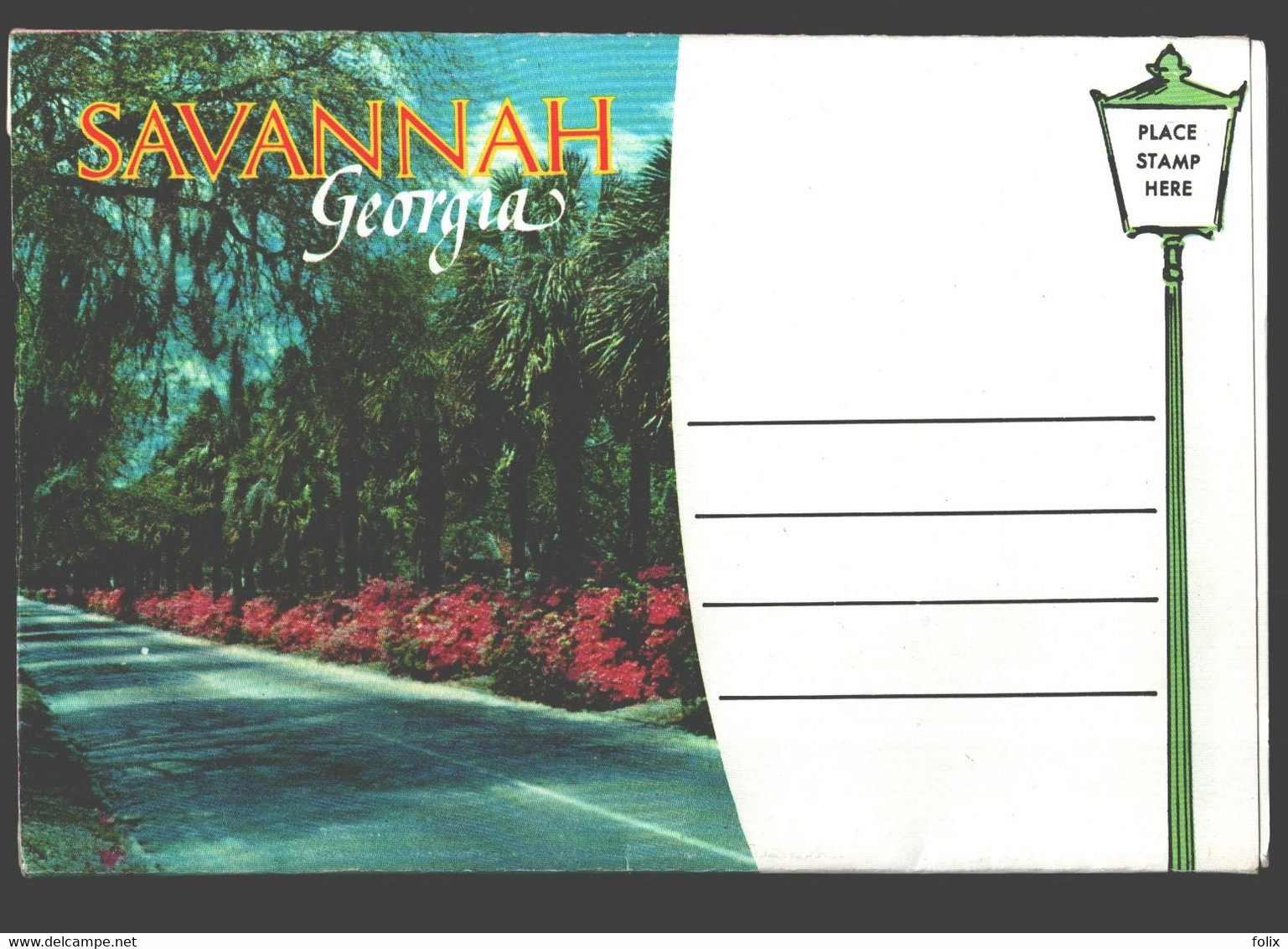 Savannah Letter Card - Savannah