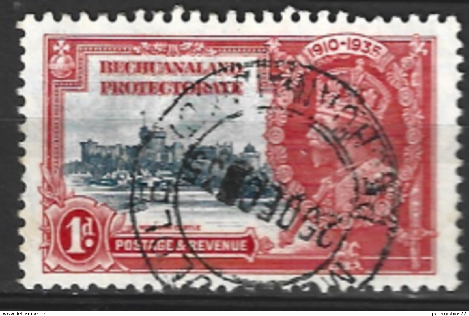 Bechuanaland  1935  SG ,111  1d  Silver Jubilee  Fine Used - 1885-1964 Bechuanaland Protectorate