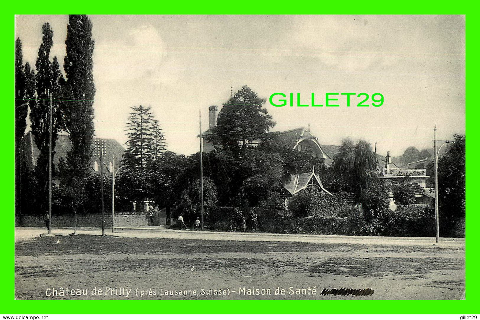 LAUSANNE, SUISSE - CHÂTEAU DE PRILLY, MAISON DE SANTÉ - J. SPALINGER, PHOTO - - Prilly