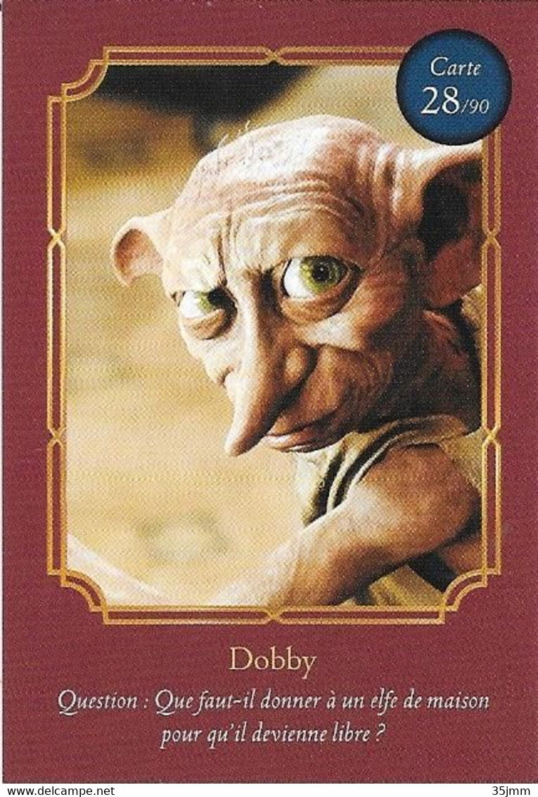 Carte Harry Potter Auchan N°28 Dobby - Harry Potter