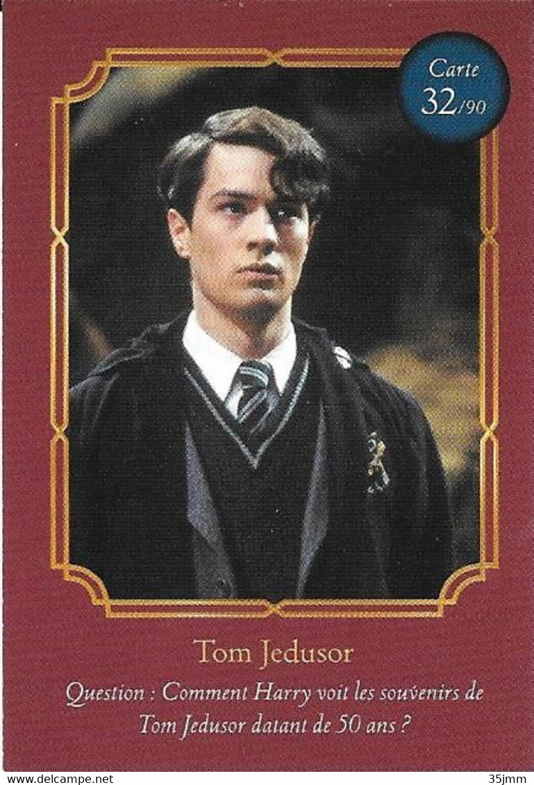 Carte Harry Potter Auchan N°32 Tom Jedusor - Harry Potter