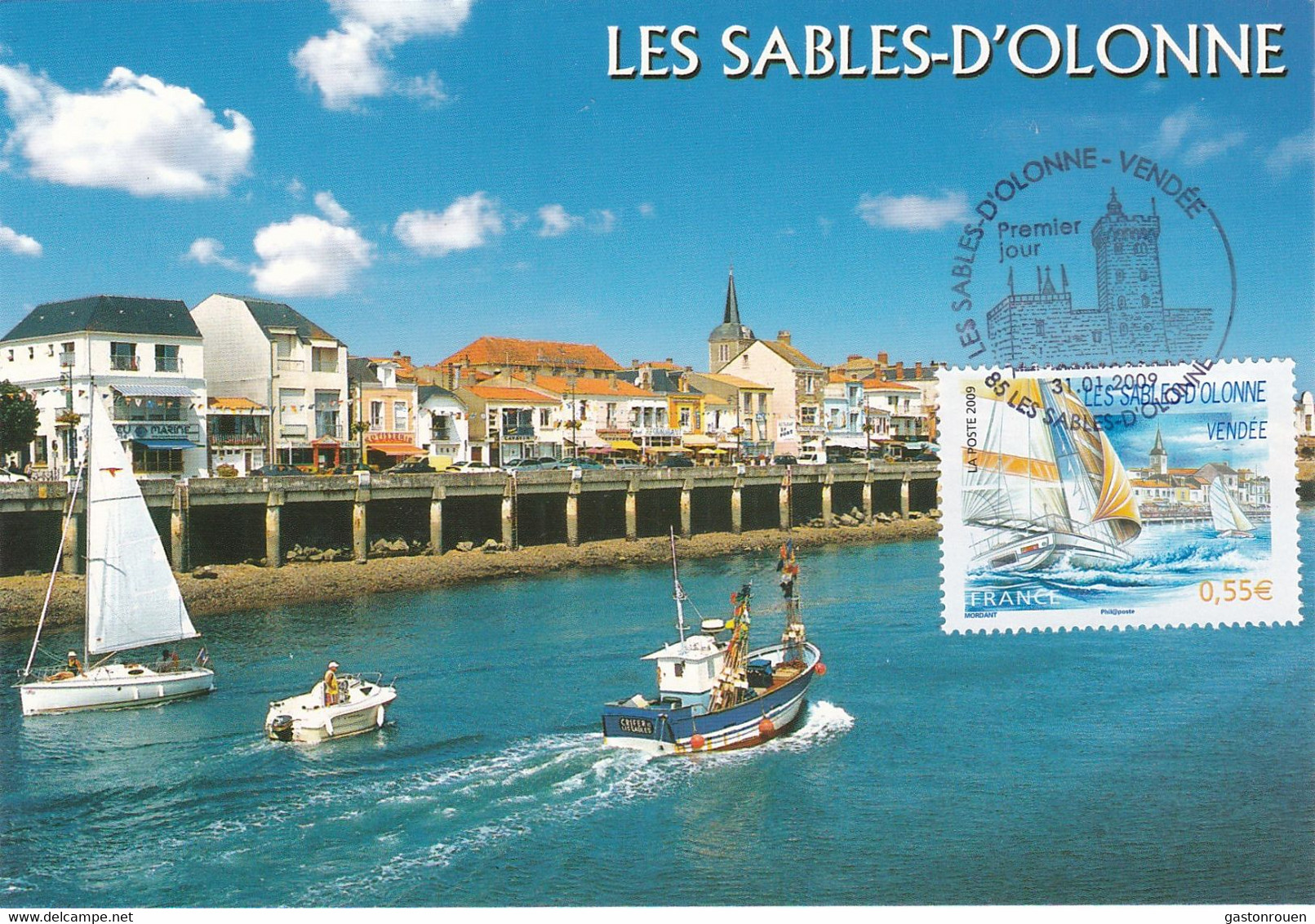 France Carte Maximum 2009 4334 Les Sables D'Olonne - 2000-2009