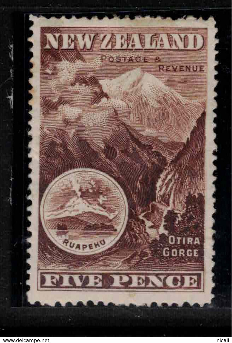 NZ 1898 5d Otira Gorge SG 253a HM ZZ#21 - Unused Stamps
