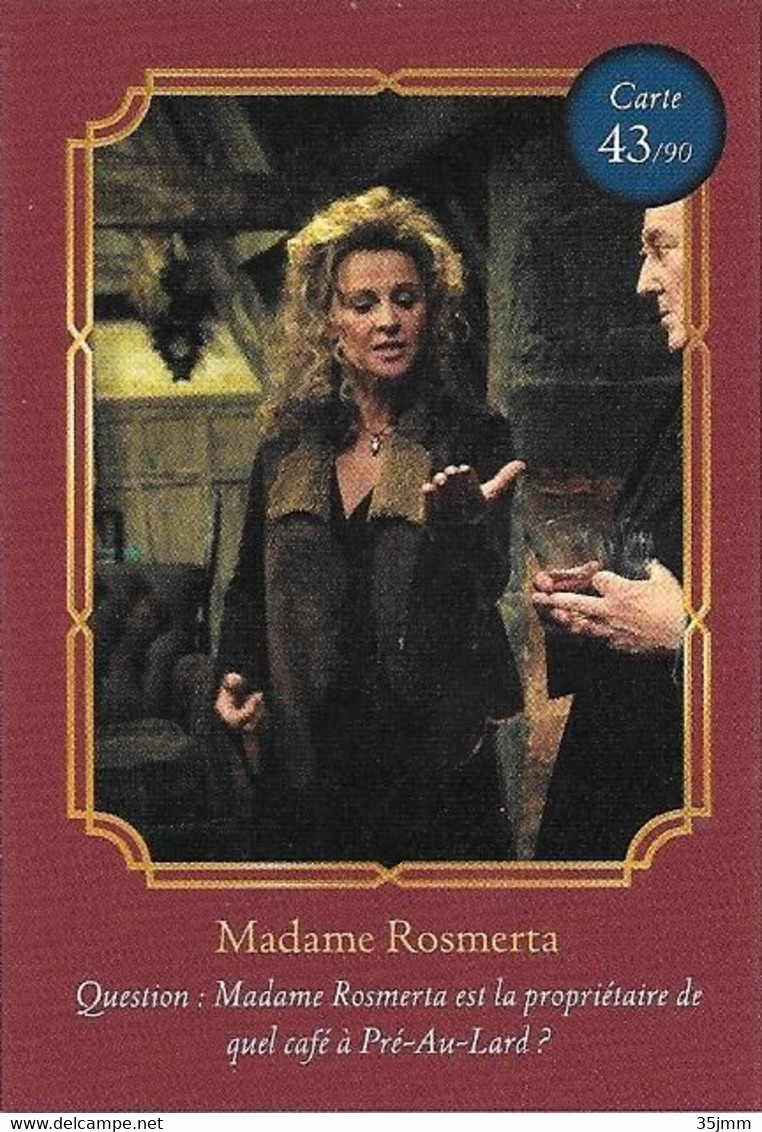 Carte Harry Potter Auchan N°43 Madame Rosmerta - Harry Potter