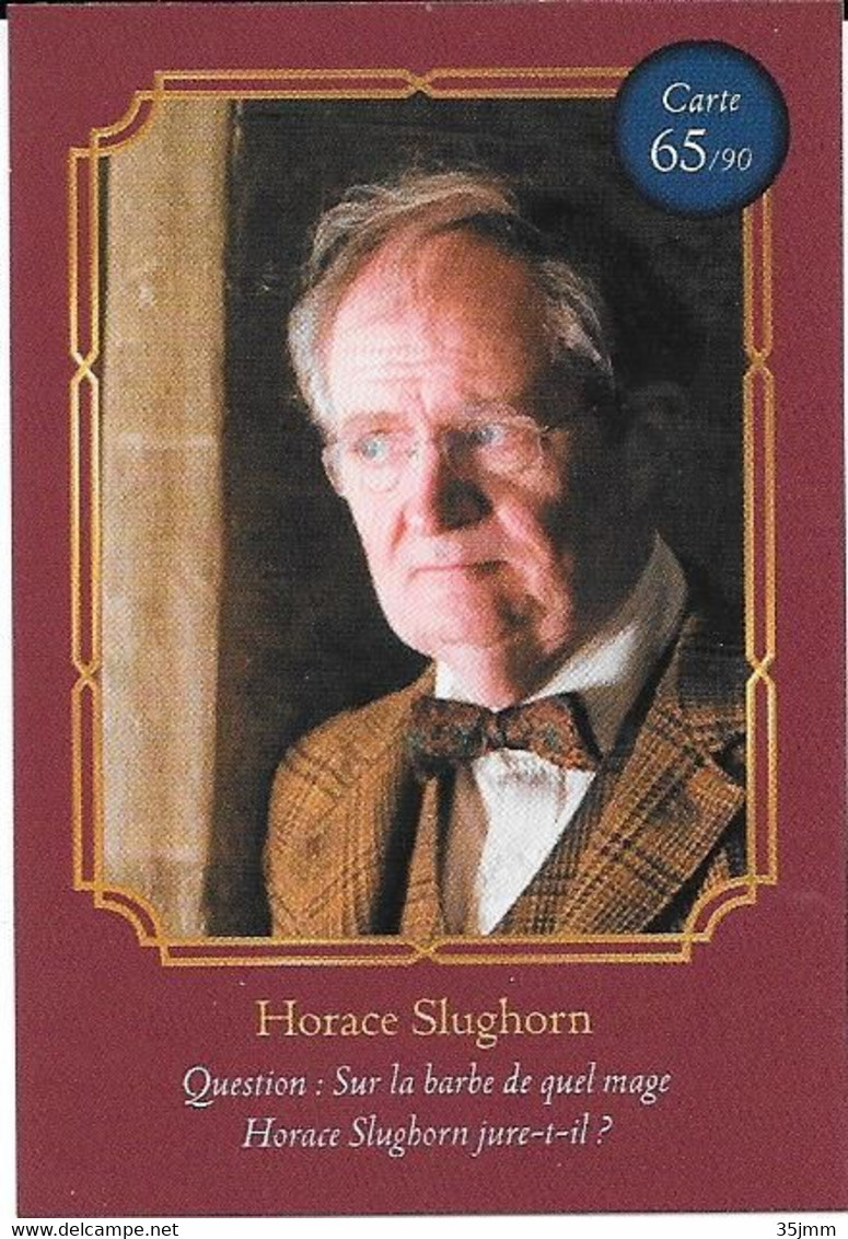 Carte Harry Potter Auchan N°65 Horace Slughorm - Harry Potter